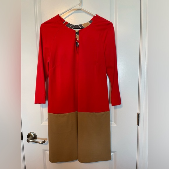 Colour block dress with pockets - Picture 10 of 11